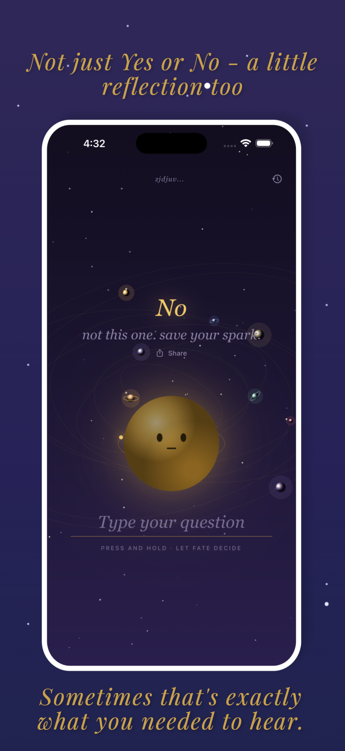 Yes or No: Ask & Decide — Not just Yes or No, a little reflection too
